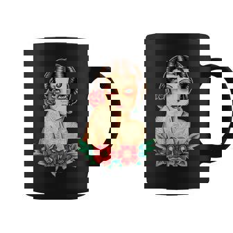 Tatuado Pin-Up Chica Bastante Modelo Tradicional Tatuaje Flash Taza de café - Regaloses