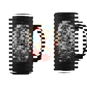 Tatuaje De Pin Up Girl American Traditional Tattoo Taza de café - Regaloses