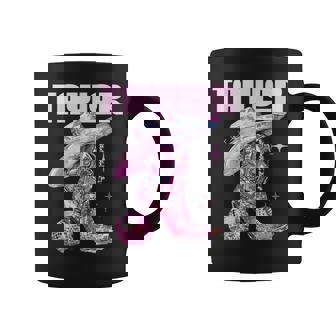 Taylor Outfit Disco Pink Cowgirl N Girls Name Coffee Mug - Monsterry