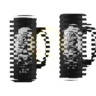 Tea-Rex Lindo Dinosaurio T-Rex Lindo Divertido Juego De Palabras De Dinosaurio Cuello Taza de café - Regaloses