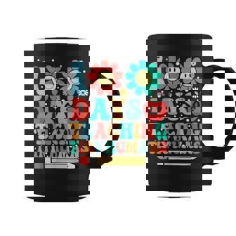 Teacher 100 Days Of Teaching Tiny Humans Teacher Student Coffee Mug - Thegiftio