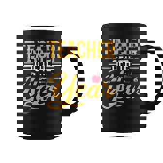 Teacher Of The Year Men Women Teachers Graphic Print Coffee Mug - Monsterry