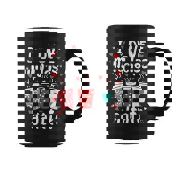 Teachers Valentine Day I Love My Class A Latte Coffee Women Coffee Mug - Seseable