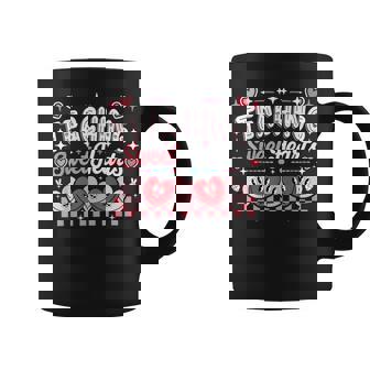 Teaching Sweet Hearts Valentines Day Teacher Coffee Mug | Mazezy