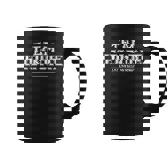 Team Honore Proud Family Surname Last Name Graphic Print Coffee Mug - Monsterry