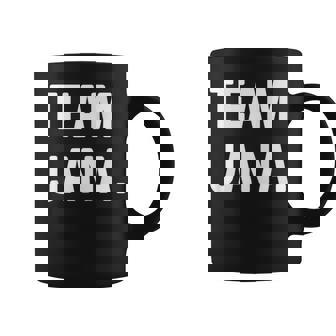 Team Jana Nombre Taza de café - Regaloses