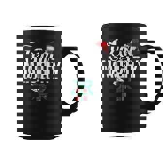Team Naughty Couple Matching Team Nice Tank Top Graphic Print Coffee Mug - Monsterry
