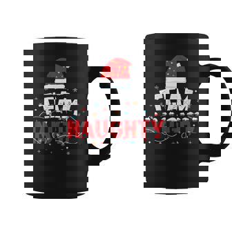 Team Naughty Or Nice Matching Christmas Couples Team Nice Graphic Print Coffee Mug - Monsterry
