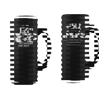 Team Nims Proud Family Surname Last Name Graphic Print Coffee Mug - Monsterry