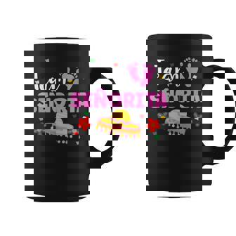 Team SeñOrita Quote For a Mexican Gender Reveal Graphic Print Coffee Mug - Monsterry