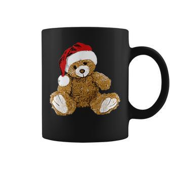 With Teddy Bear And Santa Hat Teddy Bear Christmas Tassen - Geschenkecke