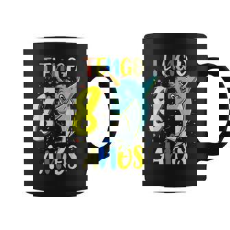 Tengo 8 Años 8º Narval Marino Animal Cumpleaños Taza de café - Regaloses