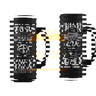 Tengo Dos Titulos Papa P Abuelo Y Me Encantan Los Dos Taza de café - Regaloses