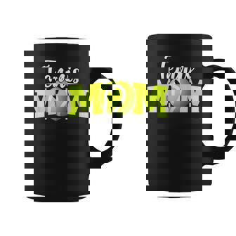 Tennis Mom Cute Letter Print Cute Mother's Day Coffee Mug - Monsterry