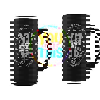Test Day Rock The Test Teacher Testing Day You Got This Coffee Mug - Thegiftio UK