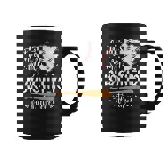 That's My Brother Out There Baseball Sister Coffee Mug - Seseable