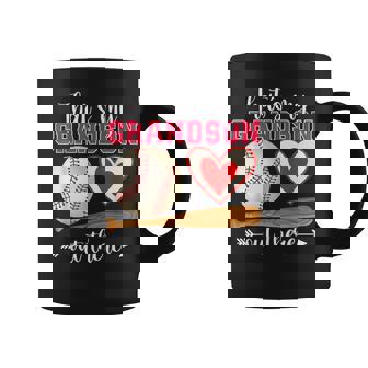That's My Grandson Out There Baseball Mother's Day Grandma Coffee Mug | Mazezy