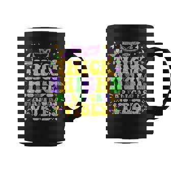 Thick Thighs Mardi Gras Vibes Fleur De Lis Mardi Gras Coffee Mug - Thegiftio UK