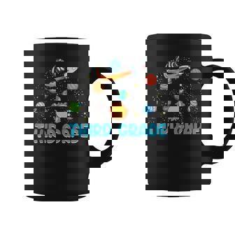 Third Grade Outer Space Solar System Planet Rainbow Graphic Print Coffee Mug - Monsterry