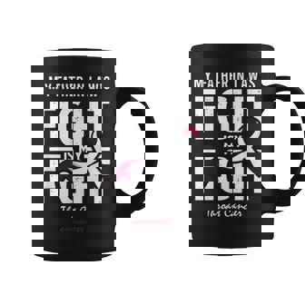 Throat Cancer Father In Law Survivor Support Son Daughter Graphic Print Coffee Mug - Monsterry