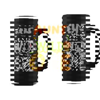 Tía De La Salvaje Niños Niños Safari Zoo Cumpleaños Familia Taza de café - Regaloses