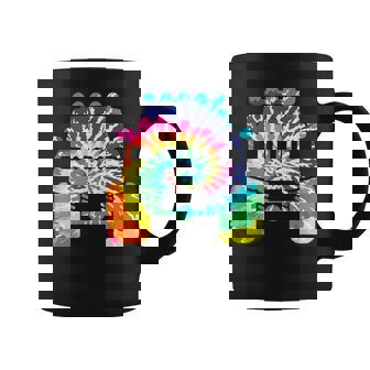 Tie Dye 4 Wheel Drive Monster Truck Extreme Mudding Graphic Print Coffee Mug - Monsterry