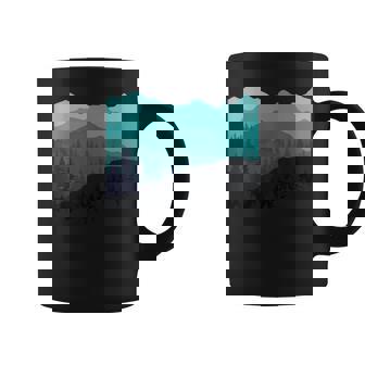 Timeless Mountain Nature Trees And Forest Coffee Mug - Monsterry