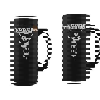 Touchdown Football & Wine Lovers Graphic Print Coffee Mug - Monsterry