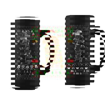 Toy Poodle Dog Lover Xmas Santa Ugly Toy Poodle Christmas Graphic Print Coffee Mug - Monsterry