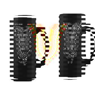 Traditional Tribal Dashiki Pride Attire Kente African Print Coffee Mug | Mazezy