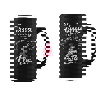 Training To Eat The Entire Wedding Cake Engaged Joke Gym Tank Top Graphic Print Coffee Mug - Monsterry