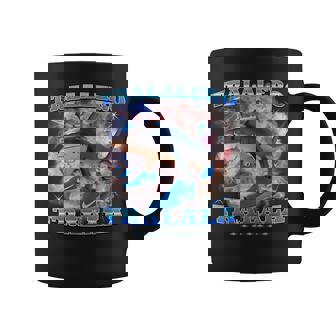 Tralalero Trala Italian Brainrot Meme Tiburón Con Tres Patas Taza de café - Regaloses