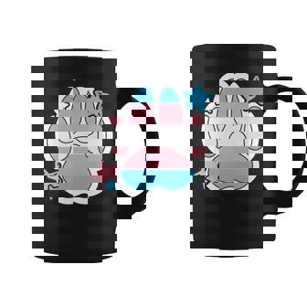 Transgender Furry Paw LGBTQ Month Gay Rights Pride Week Premium Graphic Print Coffee Mug - Monsterry