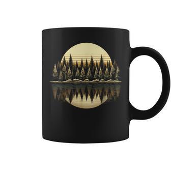 Trees Reflection Wildlife Nature Outdoor Forest Coffee Mug - Monsterry