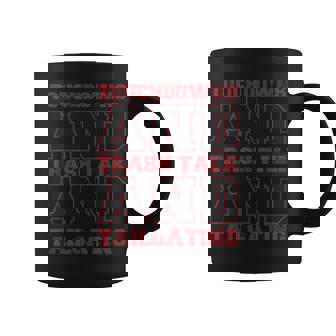 Trendy Football Touchdowns And Trash Talk Graphic Print Coffee Mug - Monsterry