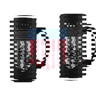 Trucker Ride With Pride 18 Wheeler Freighter Truck Driver Graphic Print Coffee Mug - Monsterry