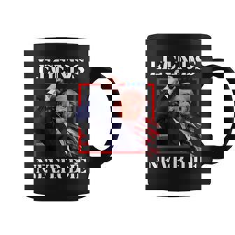 Trump 2024 Legends Never Die Fight Trump Fist Pump Shot Graphic Print Coffee Mug - Monsterry