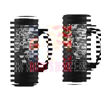 Trump Daddys Home White House Usa American Flag Vintage Coffee Mug - Seseable