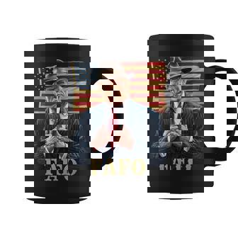 Trump Fafo F Around Find Out Us Flag Vintage Coffee Mug | Mazezy