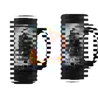 Trump I'Ll Be Back Taking Over City Overtaking Biden Graphic Print Coffee Mug - Monsterry