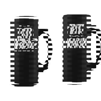 Truth Warrior Government Lies And Conspiracies Quote Premium Graphic Print Coffee Mug - Monsterry