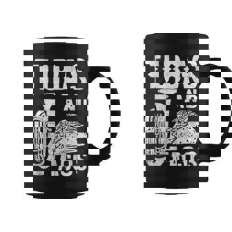 Tuba Player Marching Band Brass Instrument Taco Shells Tank Top Graphic Print Coffee Mug - Monsterry