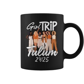 Tulum Girls Trip 2025 Bachelor Party Besties Reunion Match Graphic Print Coffee Mug - Monsterry