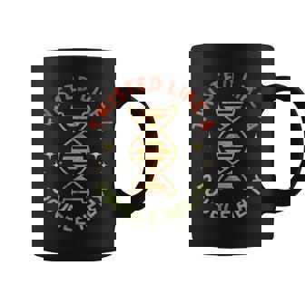 Twisted Like a Double Helix Funny Retro Apparel Graphic Print Coffee Mug - Monsterry