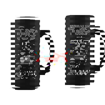 Two Fast 2 Curious Birthday 2 Years Old Race Car Speed Tee Graphic Print Coffee Mug - Monsterry