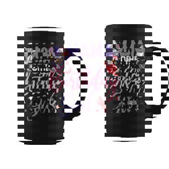 Two The Moon Mama Of The Birthday Girl Astronaut Family Graphic Print Coffee Mug - Monsterry