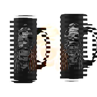 Unbothered Black Girl With Cap Camo Afro Woman Coffee Mug - Thegiftio UK