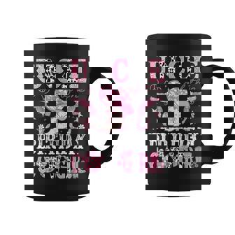 Uncle Of The Birthday Cow-Girl Pink Disco Rodeo Western Graphic Print Coffee Mug - Monsterry