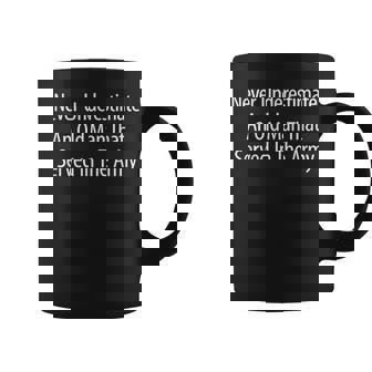 Never Underestimate An Old Man That Served In The Army Graphic Print Coffee Mug - Monsterry