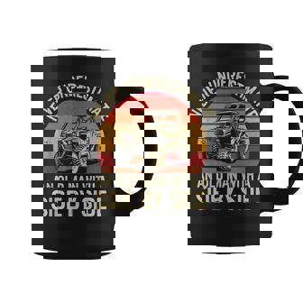 Never Underestimate An Old Man With A Side-By-Side Vintage Graphic Print Coffee Mug - Monsterry